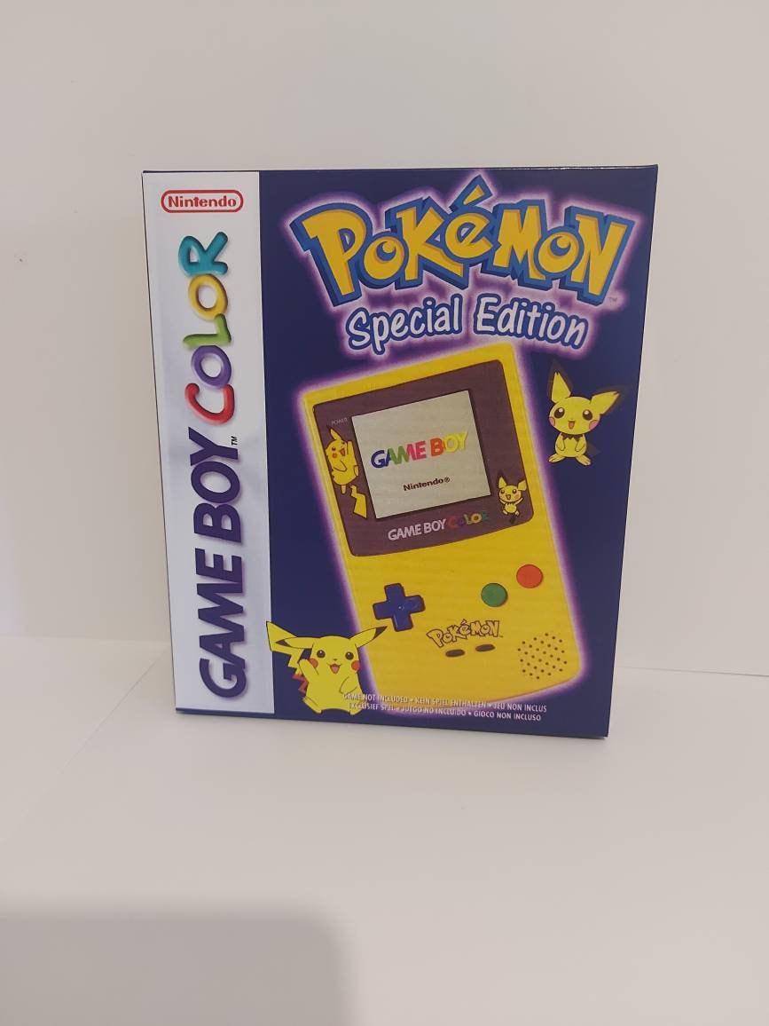 Met bloed bevlekt Inefficiënt Vroeg Gameboy Color Replacement Console Box Pokemon Edition GEEN - Etsy Nederland