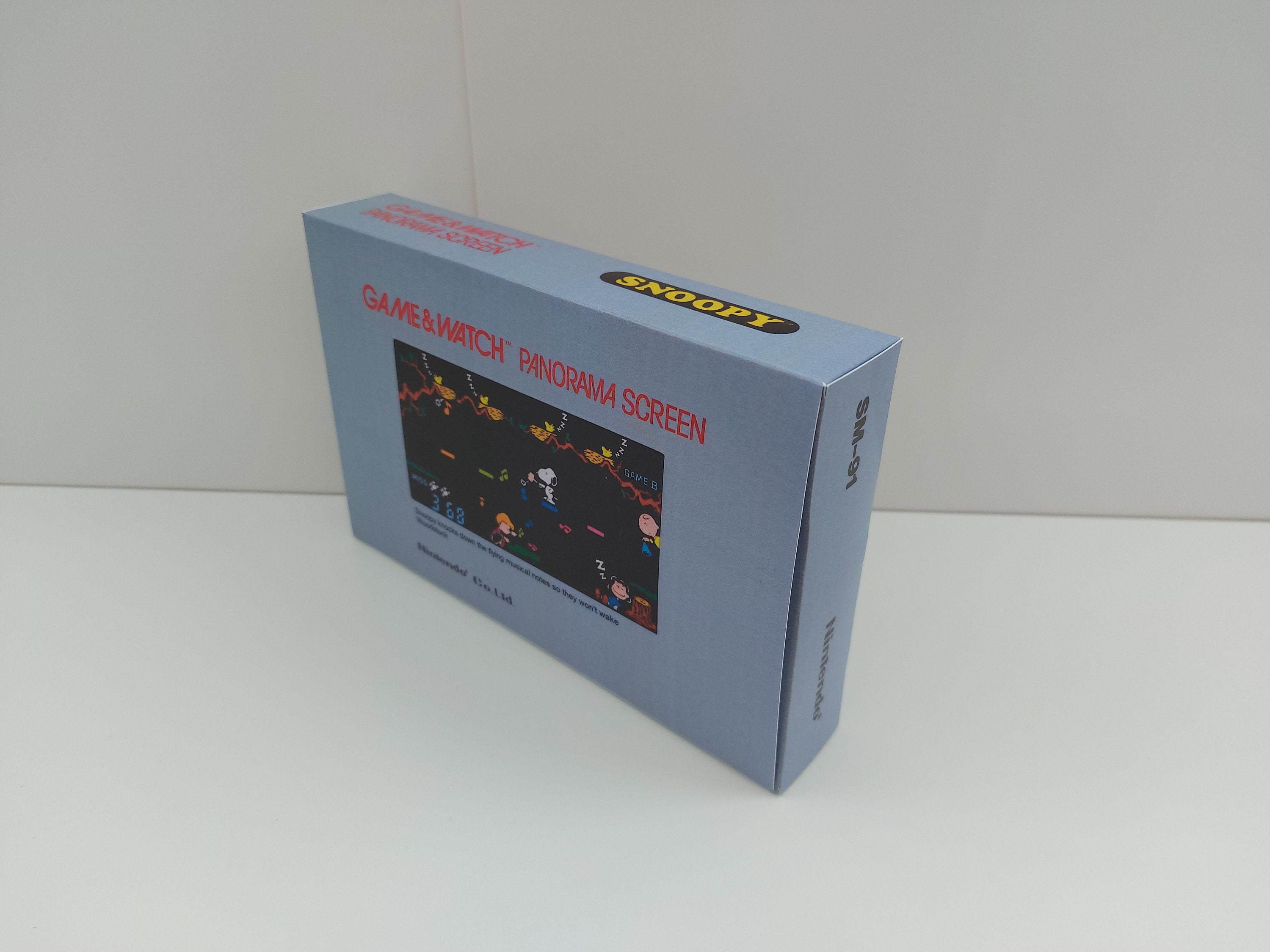 スヌーピー パノラマスクリーン SM-91 ゲーム＆ウォッチ ボックスと