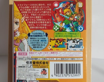 Legend of Zelda Oracle of Seasons Japanese Gameboy Color Box Legend of Zelda Oracle of Seasons Japanese Gameboy Color Box