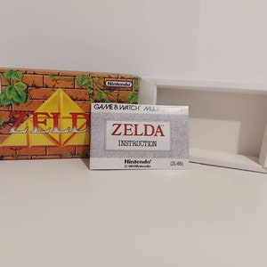 Zelda ZL-65 Game & Watch Box Manual and Tray -  NO GAME included