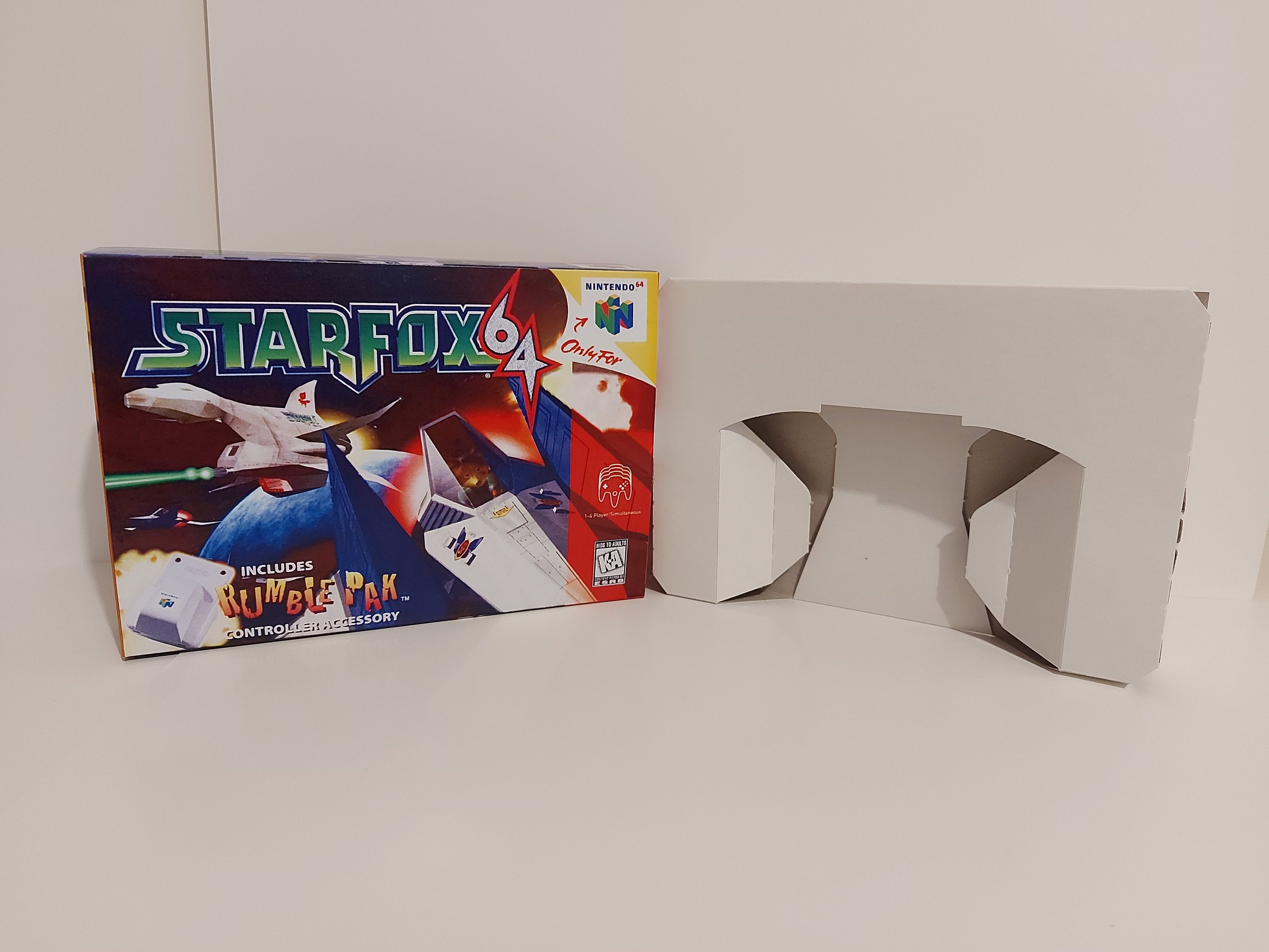 Star Fox 64 N64 Box Manual Tray NO GAME Included - Etsy