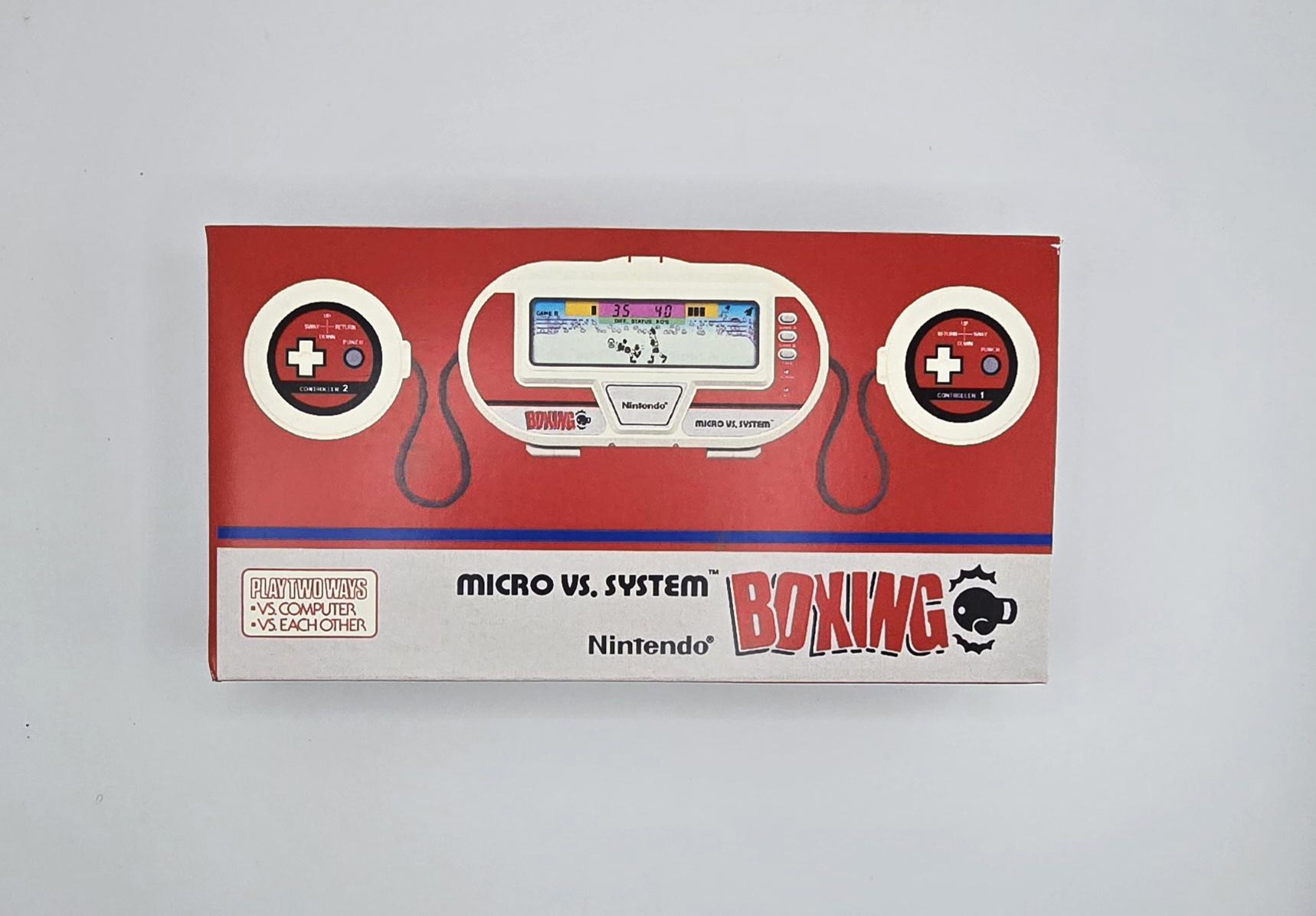 Boxing Micro Vs System BX-301 Game & Watch Box and Manual - NO Boxing Micro Vs System BX-301 Game & Watch Box and Manual - NO