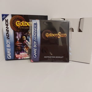 Golden Sun 2 The Lost Age GameBoy Advance Box Manual Map & Tray NO GAME included image 1