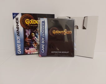 Golden Sun 2 The Lost Age GameBoy Advance Box Manual Map & Tray - NO GAME included