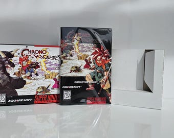 Chronotrigger SNES Box Manual Map Tray NO GAME included