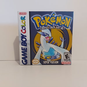 Pokemon Silver Gameboy Color Box Pokémon Silver Gameboy Color Box Manual & Tray - NO GAME Included ...