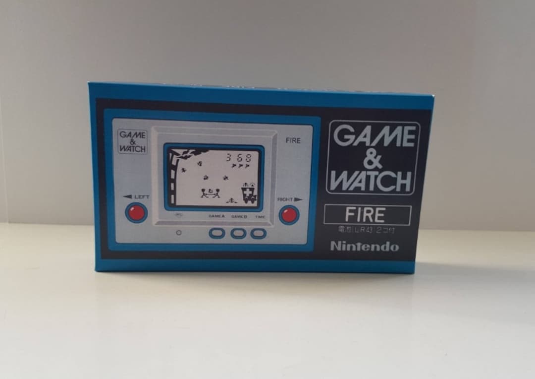 GAME&WATCH FIRE‼️ VINTAGE NINTENDO GAME AND WATCH FIRE NEW IN BOX | eBay