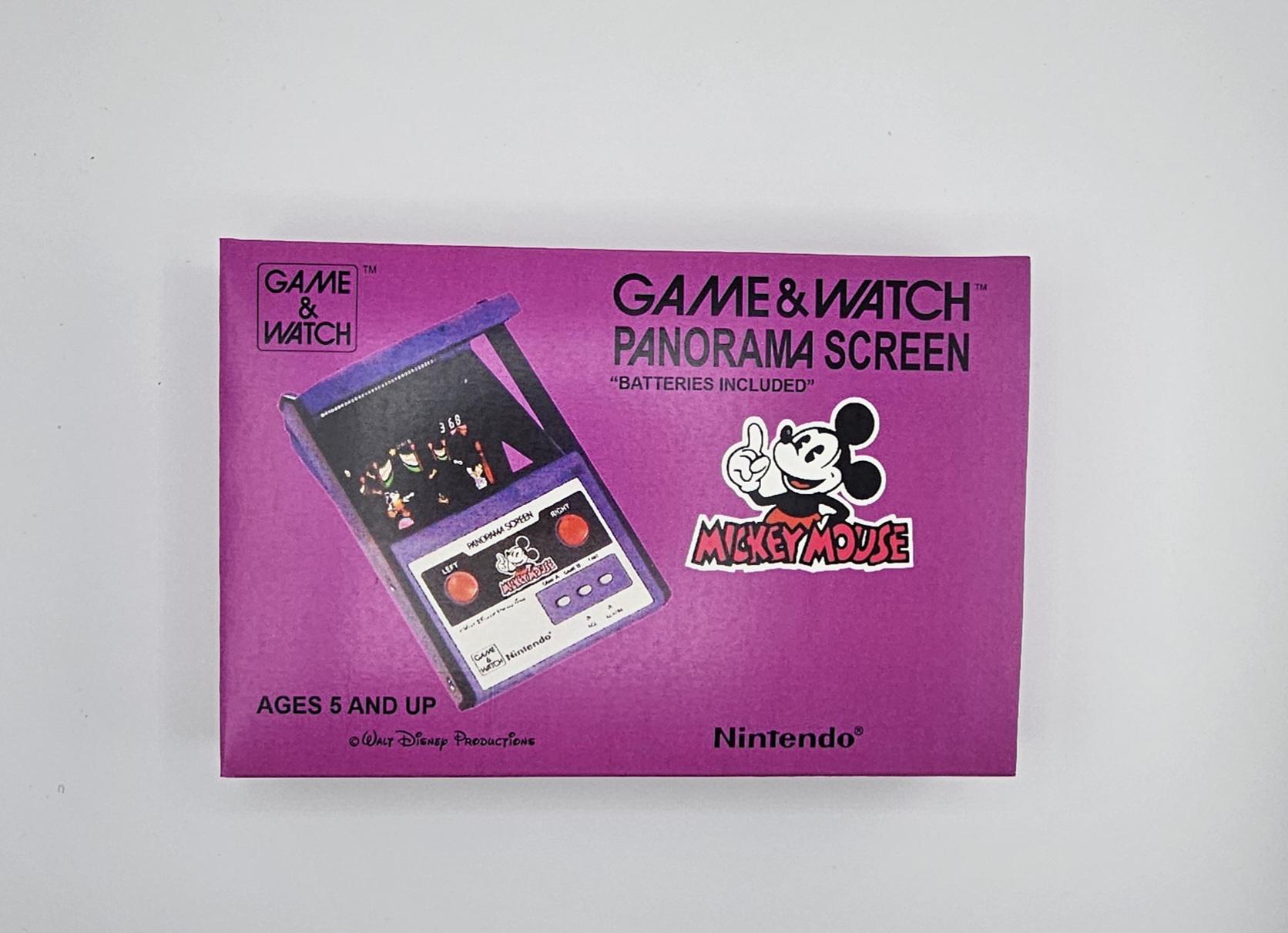 ミッキーマウス パノラマスクリーン DC-95 ゲーム＆ウォッチ ボックス