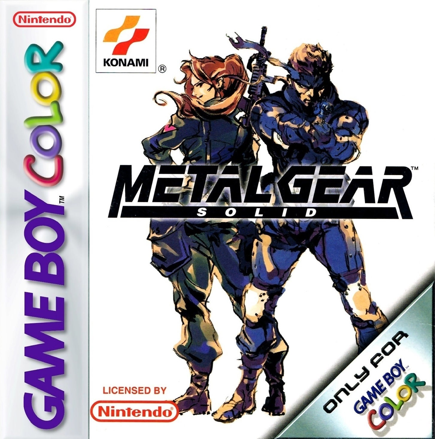 メタルギアソリッド ゲームボーイカラー ボックス マニュアル＆トレイ