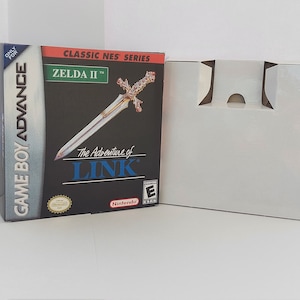Scatola e manuale per Game Boy Advance di The Legend of Zelda 2 NES Classic - GIOCO NON incluso