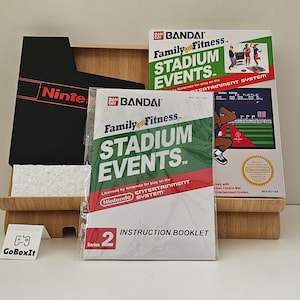 Stadium Events NES Box Manuale Poly Block Copertura antipolvere - NESSUN GIOCO incluso