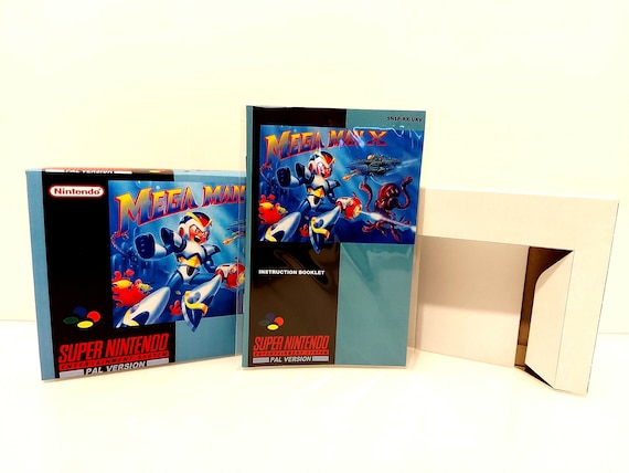 Mega Man X SNES Box Manual and Tray NO GAME Included - Etsy