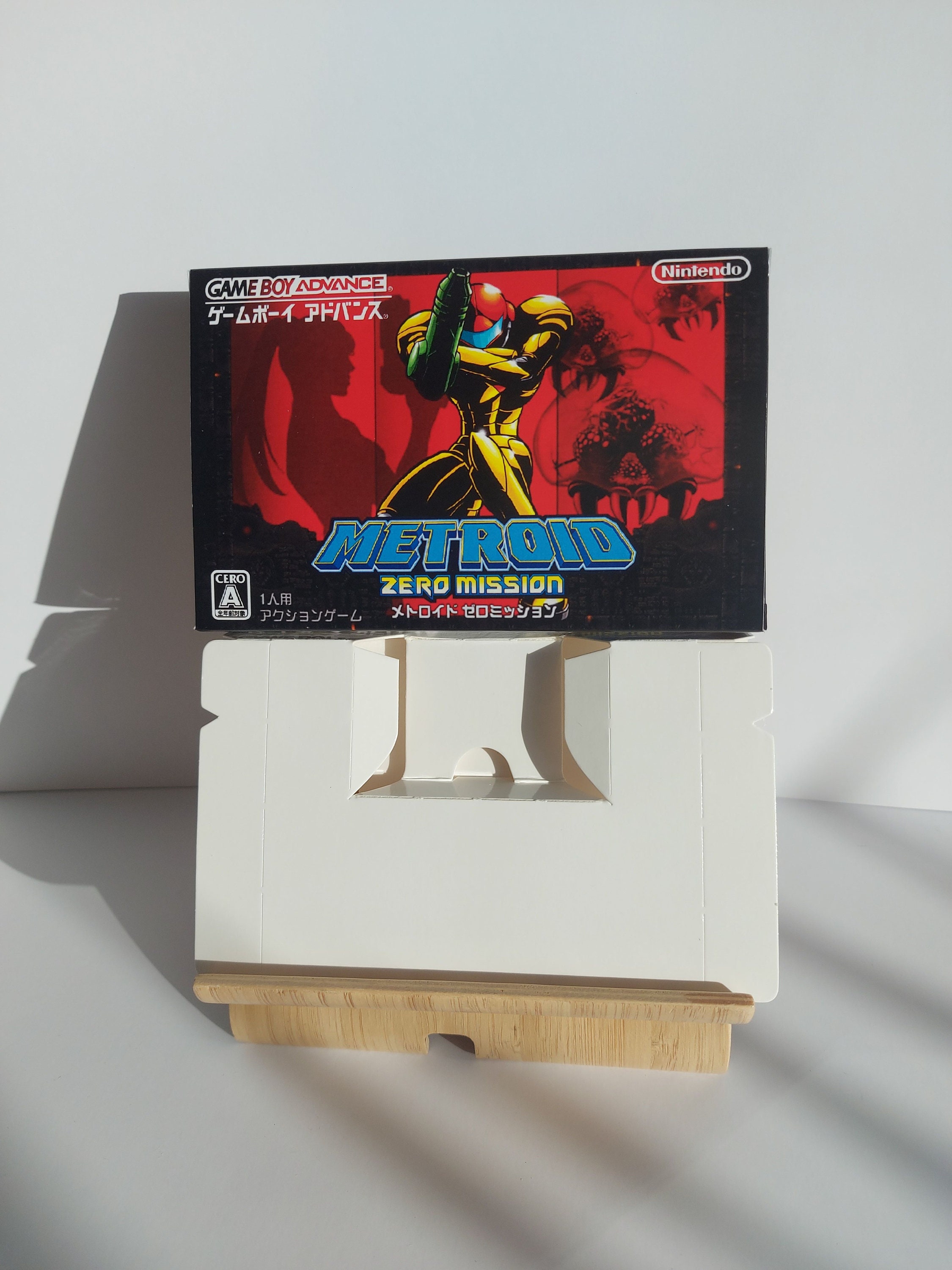Metroid Zero Mission Japanese Gameboy Advance Box & Tray