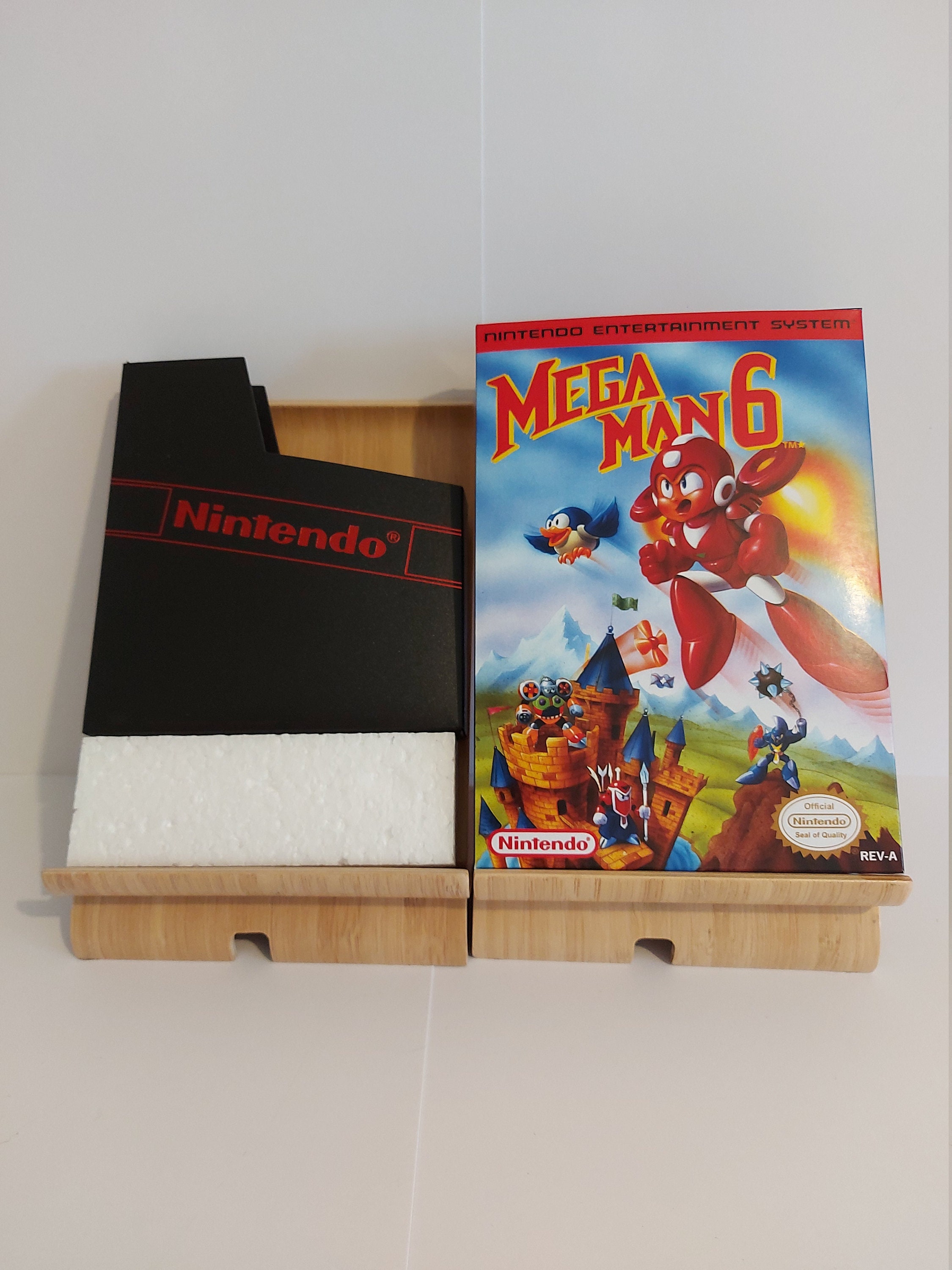 Mega Man 6 NES Box Manual Poly Block Dust Cover - NO GAME Included - Etsy