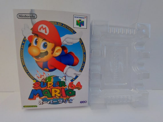 スーパーマリオ64 日本製 N64 箱とトレイ ゲームは付属しません - Etsy