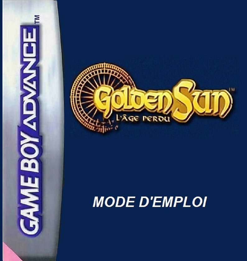 Golden Sun 2 The Lost Age GameBoy Advance Box Manual Map & Tray NO GAME included image 4