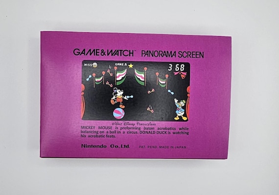 ミッキーマウス パノラマスクリーン DC-95 ゲーム＆ウォッチ ボックス