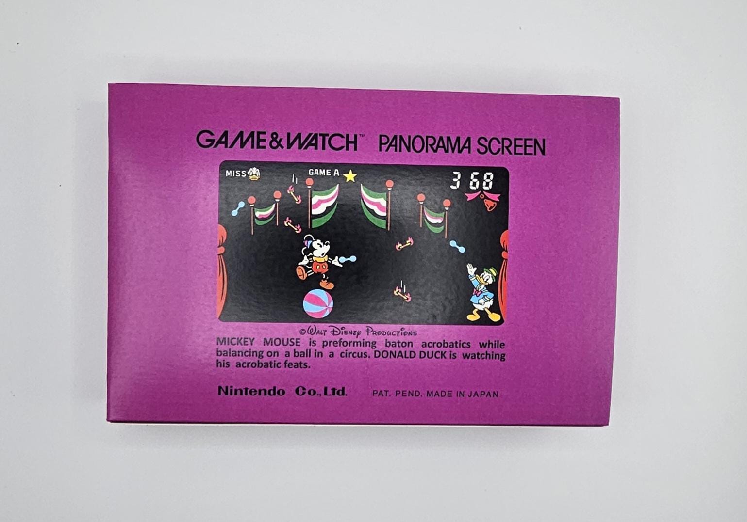 ミッキーマウス パノラマスクリーン DC-95 ゲーム＆ウォッチ ボックス