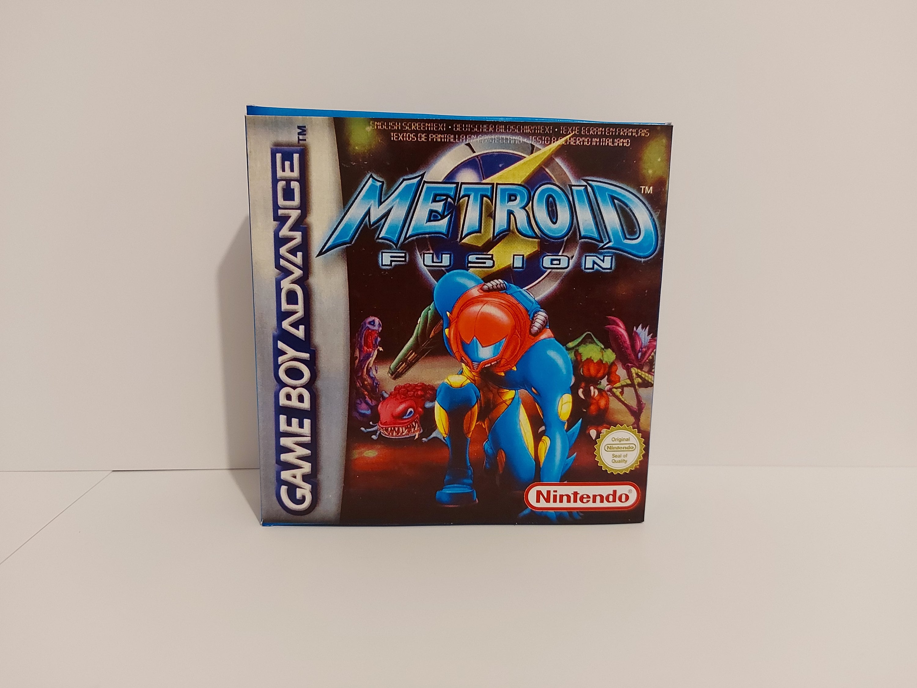 Metroid Fusion Gameboy Advance Box Manual & Tray - NO GAME Included - Etsy