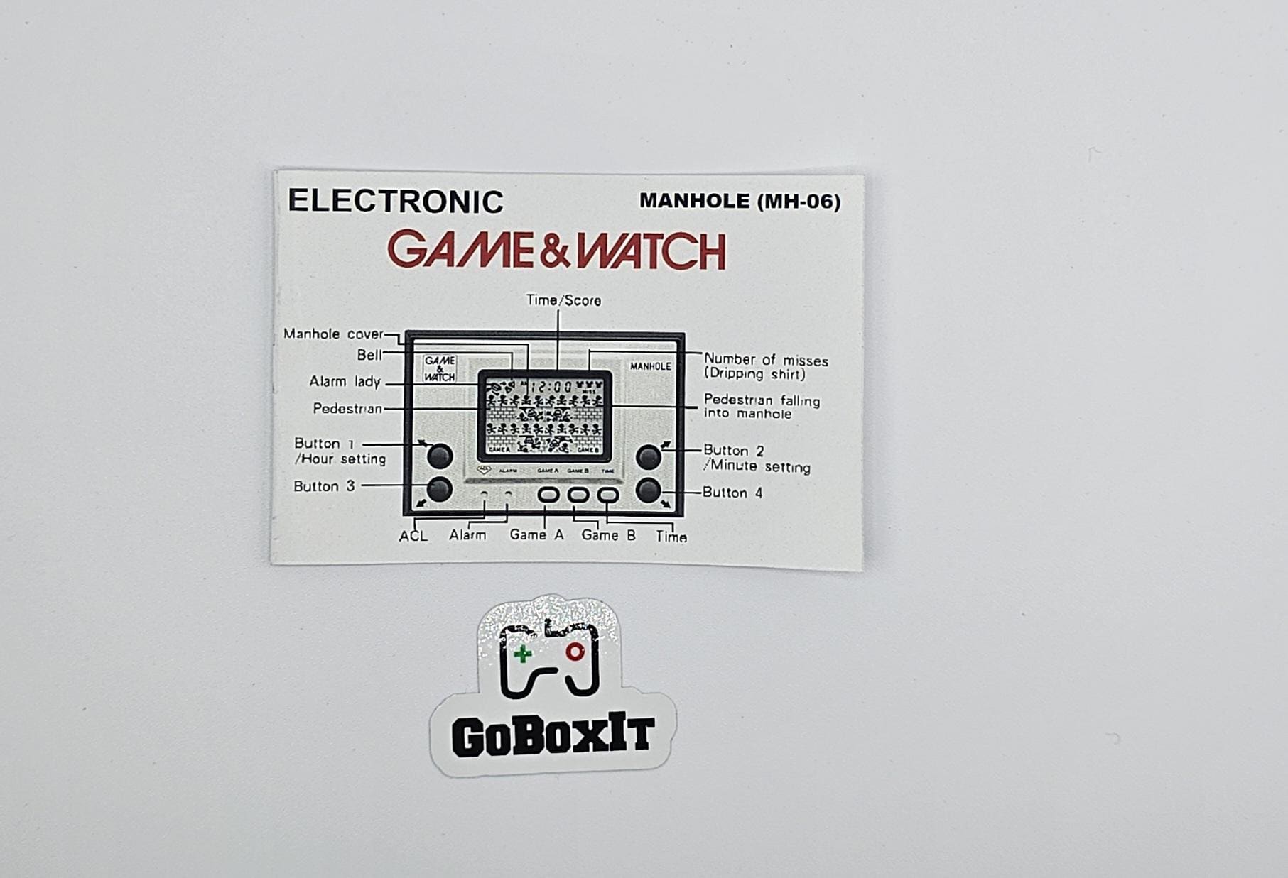 マンホール MH-06 ゴールドシリーズ ゲーム＆ウォッチ ボックス