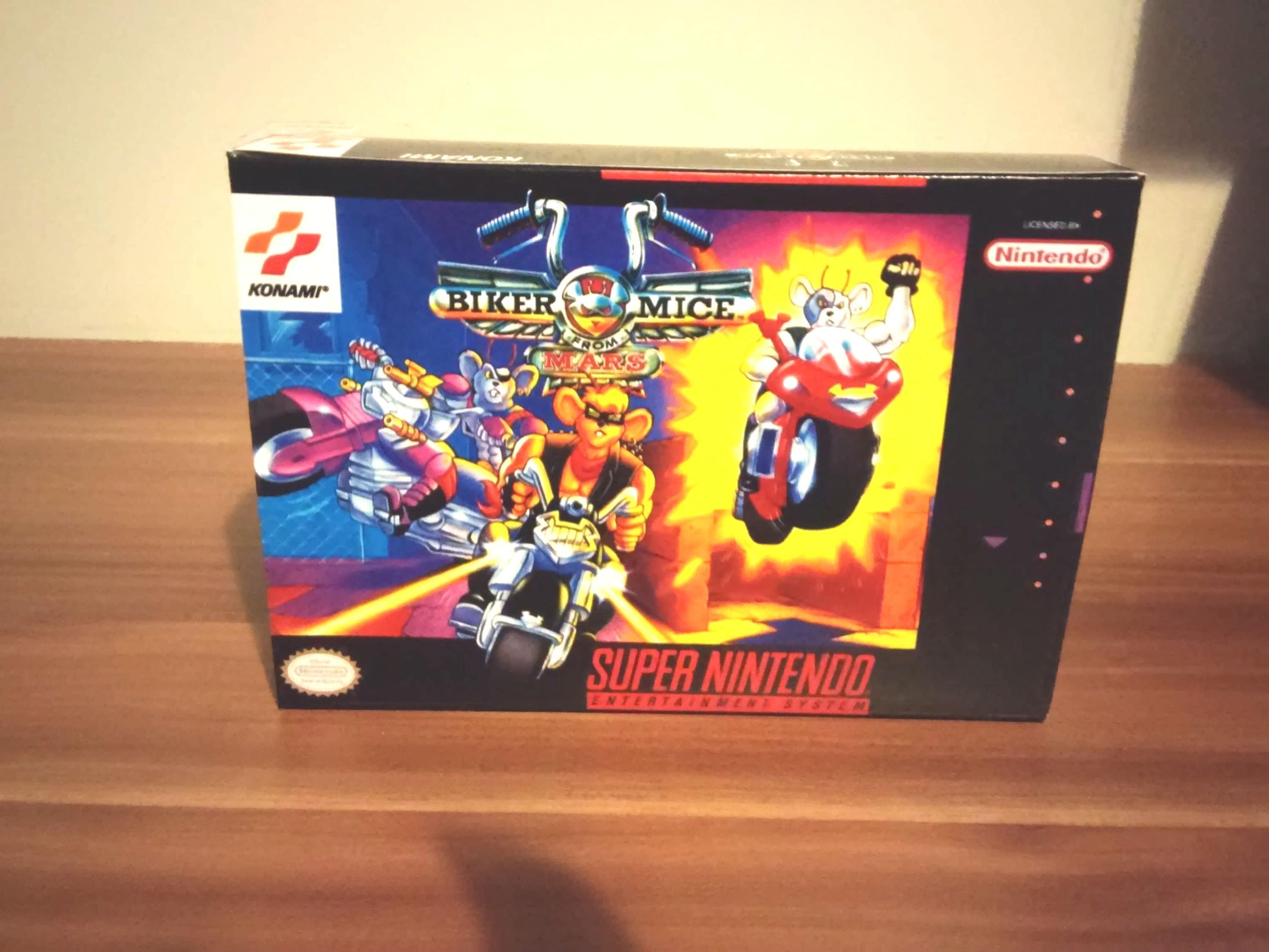 Biker Mice From Mars SNES Box Manual and Tray NO GAME Included - Etsy