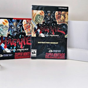Hagane SNES Box Manual and Tray NO GAME included