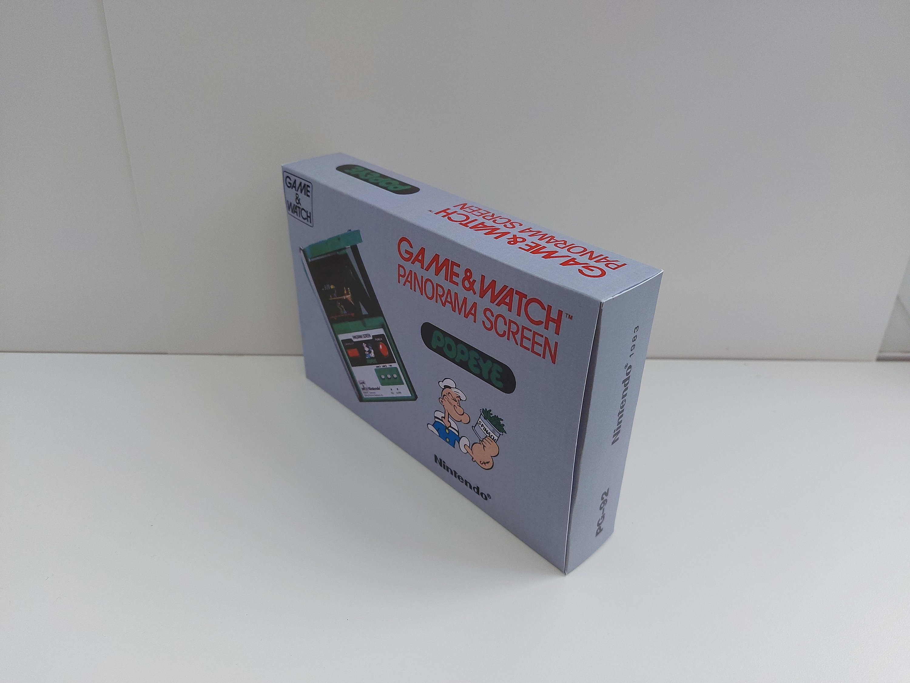 ゲームウォッチ　パノラマスクリーン　ポパイ PG-92 Nintendo Game & Watch Popeye Panorama Screen Model PG-92