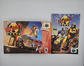 Blast Corps N64 Box Manual Tray NO GAME included