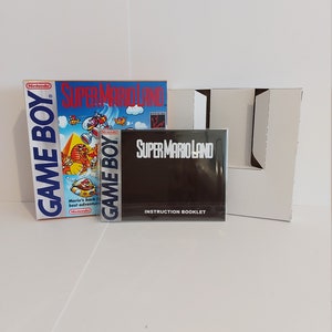 Super Mario Land Gameboy Box Anleitung & Tray - KEIN SPIEL enthalten