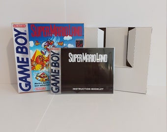 Super Mario Land Gameboy Box Manual & Tray - NO GAME included