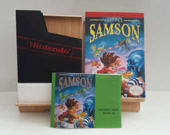 Little Samson NES Box Manual Poly Block Dust Cover - NO GAME included