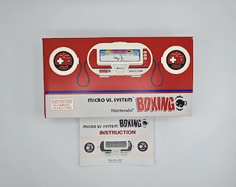 Boxing Micro vs System BX-301 Game & Watch Box and Manual -  NO GAME included