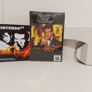 Golden Eye 007 N64 Box Handbuch Fach KEIN SPIEL enthalten