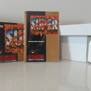 Super Street Fighter 2 SNES Box Manual and Tray NO GAME included