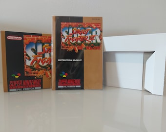 Super Street Fighter 2 SNES Box Manual and Tray NO GAME included