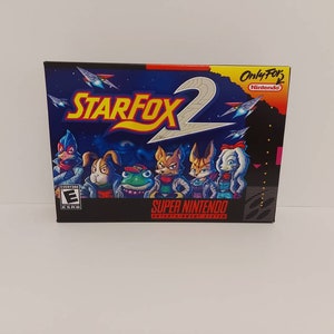 StarFox 2 SNES Box Manual and Tray NO GAME included image 4