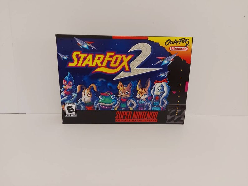 StarFox 2 SNES Box Manual and Tray NO GAME included image 4