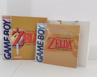 The Legend of Zelda Link's Awakening Gameboy Box Manual & Tray - NO GAME included