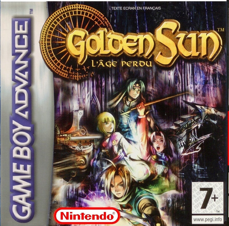 Golden Sun 2 The Lost Age GameBoy Advance Box Manual Map & Tray NO GAME included image 10