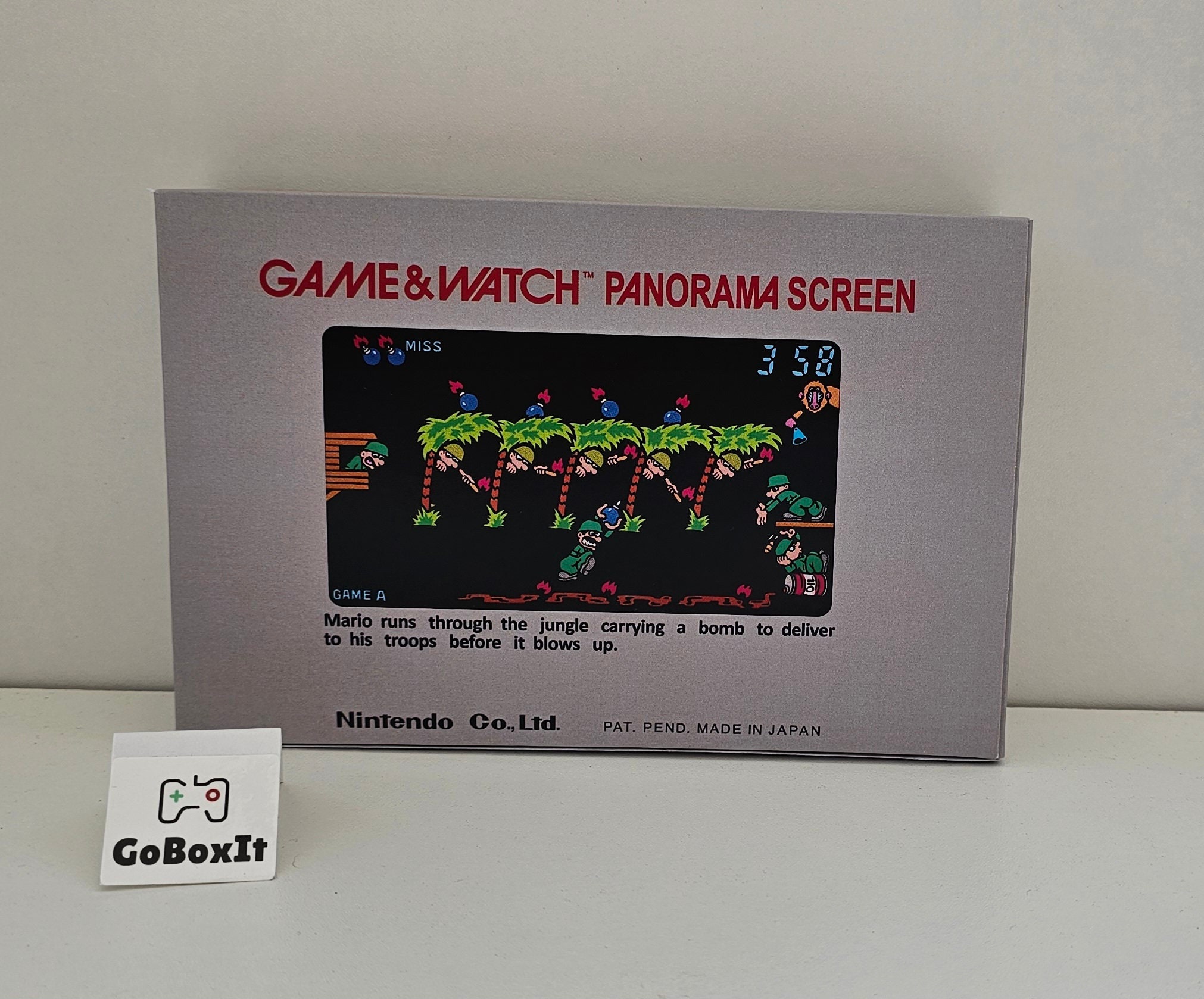 ゲームウォッチMARIO'S Bombs Away パノラマスクリーン Nintendo Game & Watch: Mario's Bombs Away (Panorama Screen