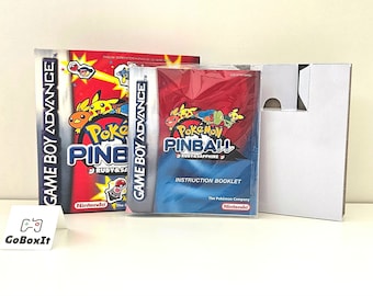 Pokémon Pinball Ruby and Sapphire Box Pokémon Pinball Manual ( No Game Included )