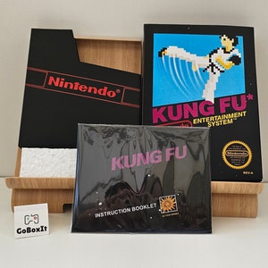 Kung Fu NES Box Manual Poly Block Dust Cover - BRAK GRY w zestawie