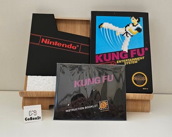 Kung Fu NES Box Manual Poly Block Dust Cover - NO GAME included