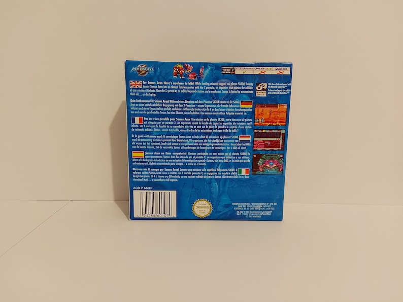 Gameboy Advance Replacement Box Manual & Tray Metroid Etsy