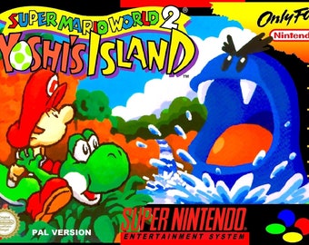 スーパーマリオワールド2 ヨッシーアイランド SNES ボックスマニュアル スーパーマリオワールド2 ヨッシーアイランド SNES ボックスマニュアル