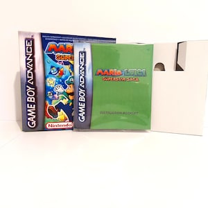 Mario and Luigi Superstar Saga Gameboy Advance  Box Manual & Tray - NO GAME included