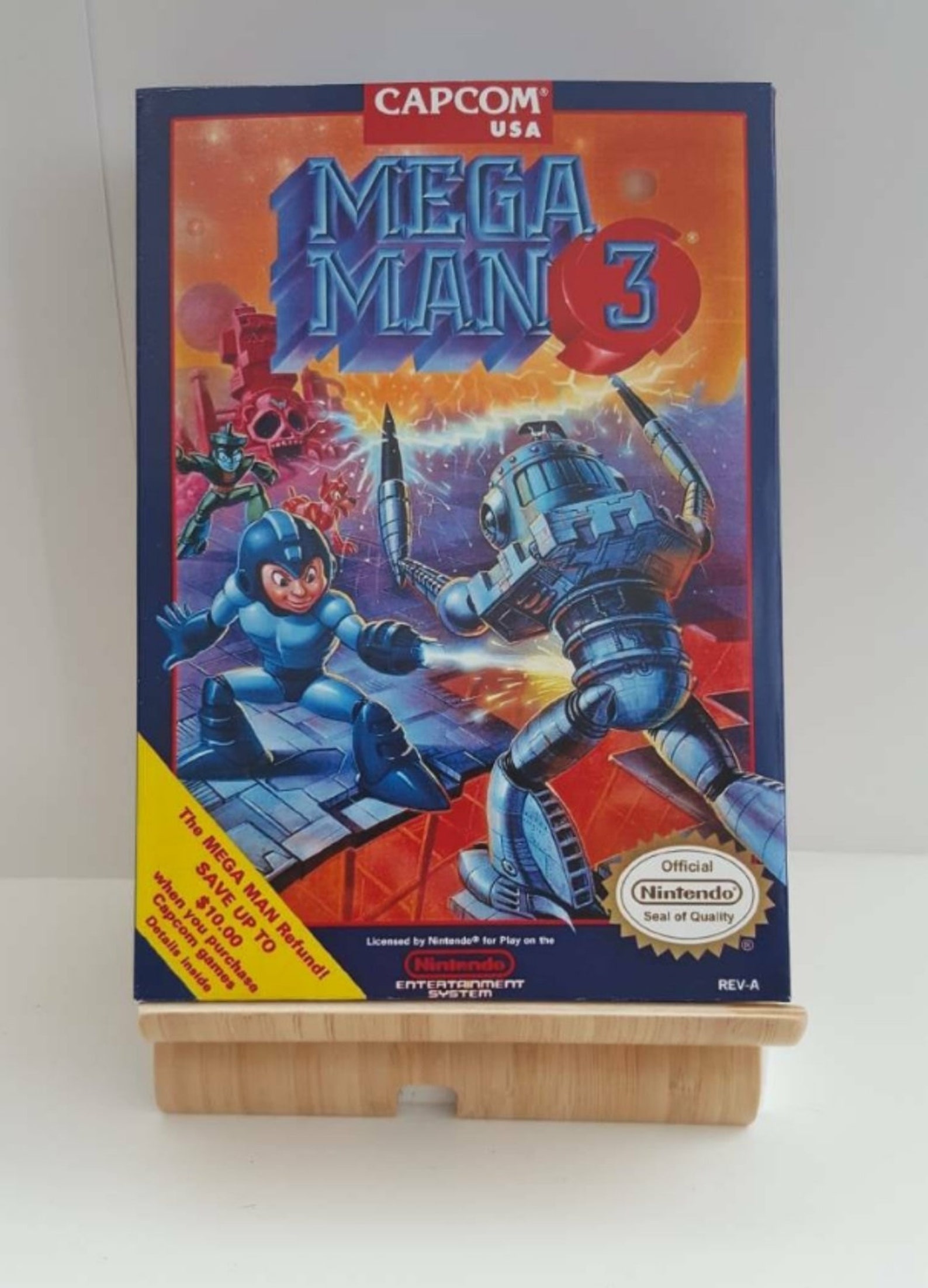 Mega Man 3 NES Box Manual Poly Block Dust Cover - NO GAME Included - Etsy