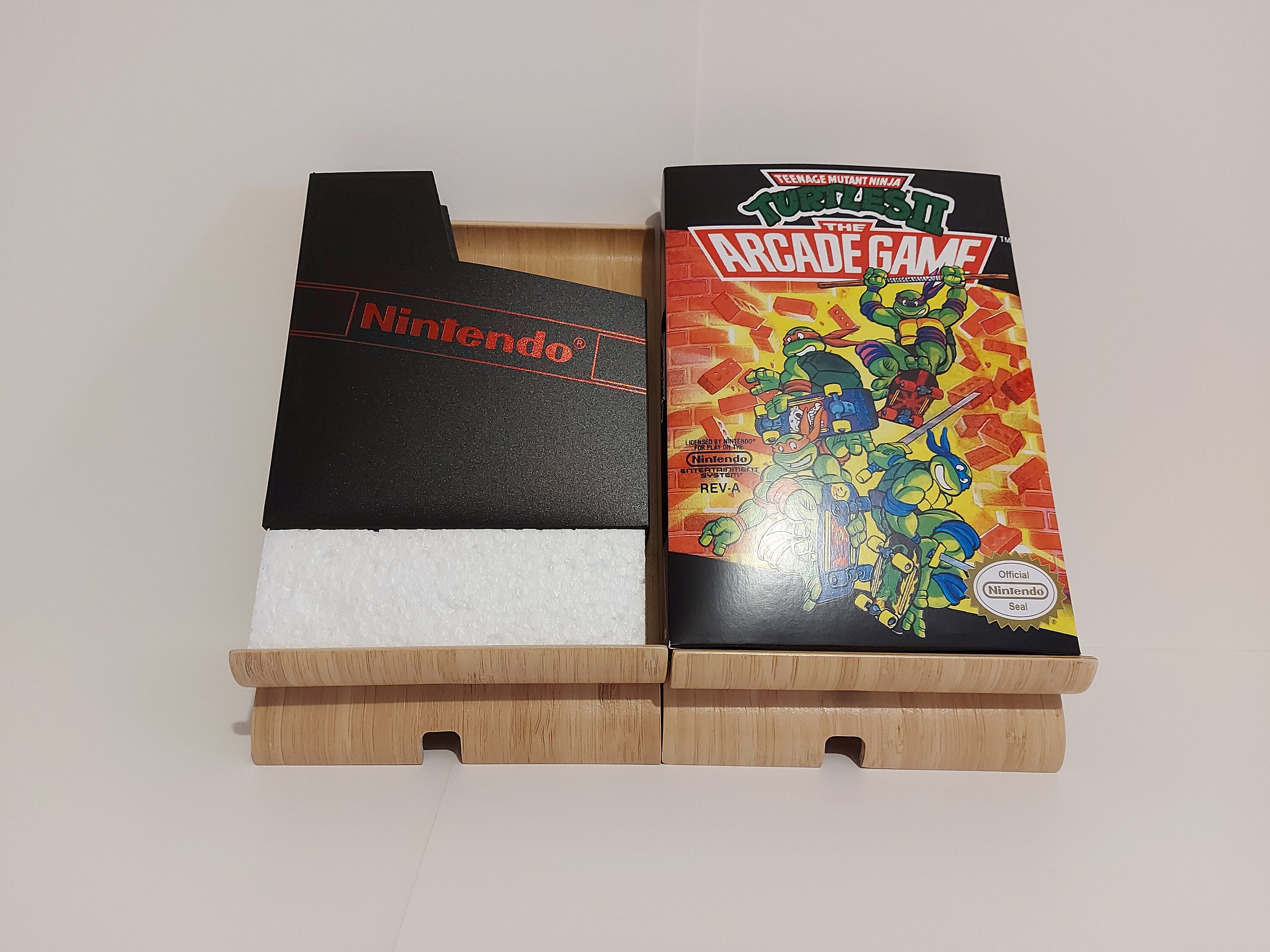 Teenage Mutant Hero Turtles 2 the Arcade Game NES Box Manual Poly