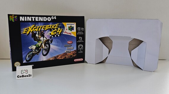 Excitebike 64 N64 Box Manual Tray NO GAME Included - Etsy