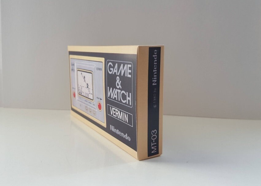 Vermin MT-03 Game & Watch Box, Tray and Manual Only - NO GAME